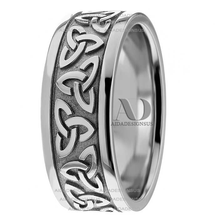 Irish Wedding Rings - Celtic Wedding Rings - Men's Celtic Wedding Rings