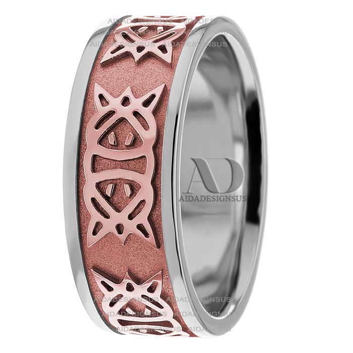 Irish Wedding Rings - Celtic Wedding Rings - Men's Celtic Wedding Rings