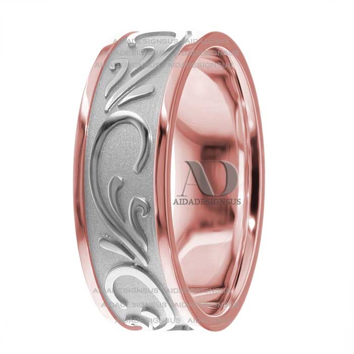Annette Celtic Wave Wedding Ring 7.50mm - Aida Designsus